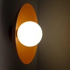 TK Tomasz Krywult Kinkiet ceglana czerwień SLATE BRICK GLASS