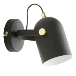 Zumaline Kinkiet czarno-złoty ARIES