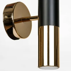 domiluce Kinkiet czarno-złoty ORINO