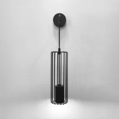 Kinkiety|inny Kinkiet czarny FALCON