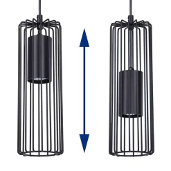 Kinkiety|inny Kinkiet czarny FALCON