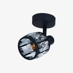 Krislamp Kinkiet czarny MALTA