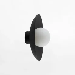 Kinkiety|TK Tomasz Krywult Kinkiet czarny mat SLATE BLACK GLASS