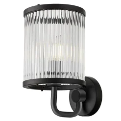 Kinkiety|Zumaline Kinkiet czarny SERGIO 15 cm