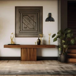 Luminex Kinkiet industrialny czarno-złoty ESTATE