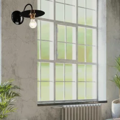 Kinkiety| Kinkiet industrialny czarny ALICE