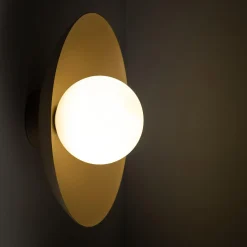 Kinkiety|TK Tomasz Krywult Kinkiet jasny brąz SLATE SABIA GLASS