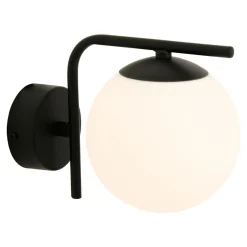 Kinkiety|domiluce Kinkiet kula czarny AURORA