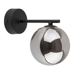 Kinkiety|TK Tomasz Krywult Kinkiet kula czarny ESTERA