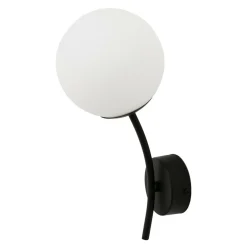 domiluce Kinkiet kula czarny VOLTA