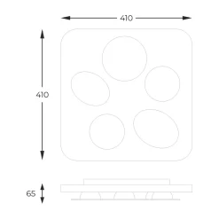 Zumaline Kinkiet lampa sufitowa LED CONSTELLATION 5