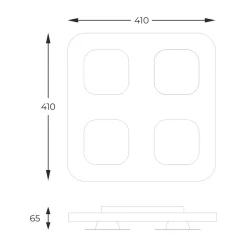 Zumaline Kinkiet lampa sufitowa LED CONSTELLATION 4