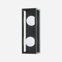 Zumaline Kinkiet LED czarny PIRO z pilotem