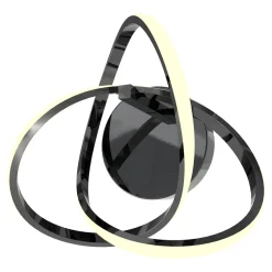 Kinkiety|Zumaline Kinkiet LED INDIGO czarny chrom