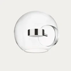 Kinkiety|Zumaline Kinkiet LED kula chrom ENCELADUS