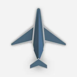 Kinkiety|Zumaline Kinkiet LED samolot niebieski SKY