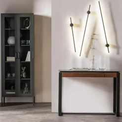 Zumaline Kinkiet LED 6W czarny TROY 40 cm