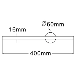 Kinkiety|Zumaline Kinkiet LED 6W złoty TROY 40 cm