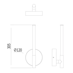 Zumaline Kinkiet LED z filamentem czarny LAUTARO