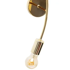 domiluce Kinkiet loftowy złoty KORTE