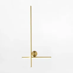 Zumaline Kinkiet minimalistyczny LED złoty MILL