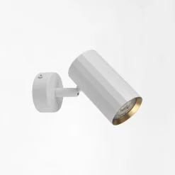 Kinkiety|inny Kinkiet NICEA 1 spot biały złoty