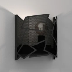 Kinkiety|Luminex Kinkiet nowoczesny czarny CAMO I