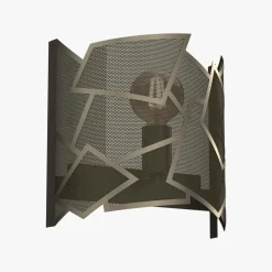 Kinkiety|Luminex Kinkiet nowoczesny tytanowe złoto CAMO I