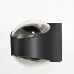 Zumaline Kinkiet outdoorowy dwustronny IP44 czarny LUCENT