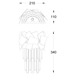 Kinkiety|Zumaline Kinkiet QUASAR W0506-02A-B5E3