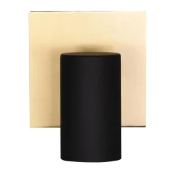 Kinkiet reflektor czarno-złoty MARLEY