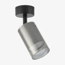 Kinkiety|Zumaline Kinkiet reflektor spot podwieszany czarny REN