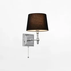 inny Kinkiet retro abażur czarny LUNO