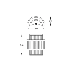 Zumaline Kinkiet SERGIO W0528-02B-V6AC