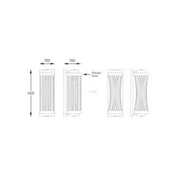 Zumaline Kinkiet SERGIO ZŁOTY W0528-02N-V6AC