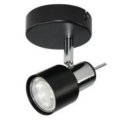 Kinkiety|LED-POL Kinkiet spot czarny ORO STERNA