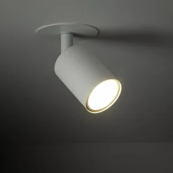 Kinkiety|TK Tomasz Krywult Kinkiet spot podtynkowy 1 reflektor biały NEX
