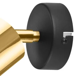 Kinkiety| Kinkiet spot regulowany reflektor złoty AURORA