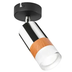 Kinkiet spot regulowany reflektor chrom AURORA