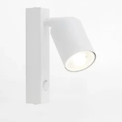 TK Tomasz Krywult Kinkiet spot z włącznikiem biały TOP