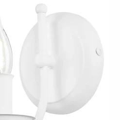 inny Kinkiet świecznikowy retro biały LUCY