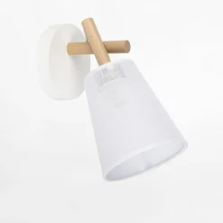 Kinkiety|TK Tomasz Krywult Kinkiet z abażurem biały VAIO