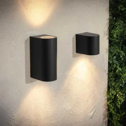 Zumaline Kinkiet zewnętrzny ścienny HARMONIA ip44 czarny