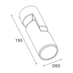 Kinkiety|Zumaline Kinkiet zewnętrzny IP65 czarny NOCTURNE