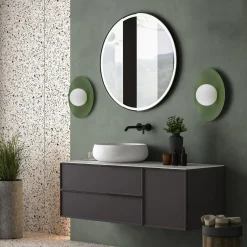 Kinkiety|TK Tomasz Krywult Kinkiet zielony SLATE PEAPOD GLASS