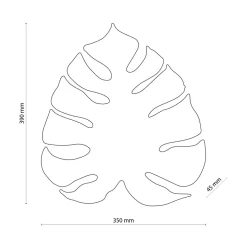 TK Tomasz Krywult Kinkiet złoty liść MONSTERA