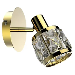 Krislamp Kinkiet złoty NELA