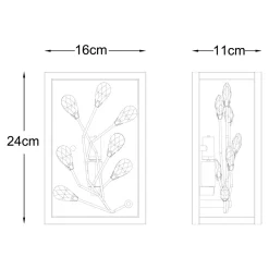 Kinkiety|Zumaline Kinkiet złoty SPRING