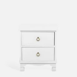 inny Klasyczna szafka nocna biała CLESS