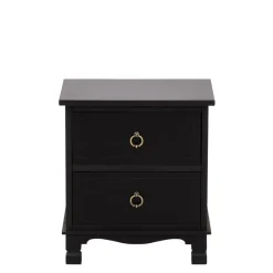 Szafki Nocne|Szafki|inny Klasyczna szafka nocna czarna CLESS